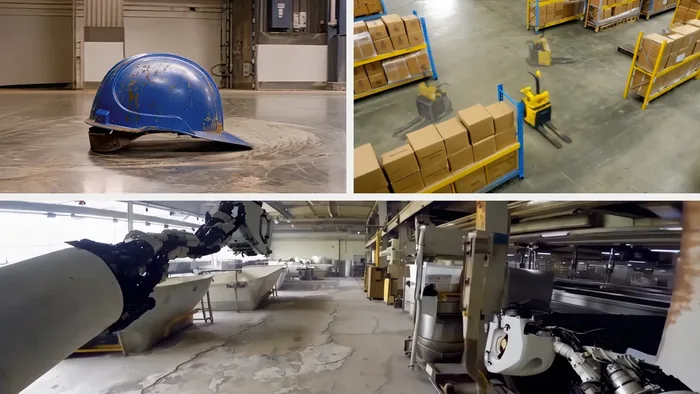 NVIDIA Cosmos generating physics-aware warehouse and robot scenes